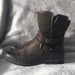 UGG Fashion Boots Women's Size 9 Brown/green Leather Style 1005269 Waterproof